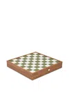 The Conran Shop Geometric Milos Chess Board Game (40cmx40cm) In Green