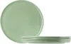 The Conran Shop Green Luna Dinner Plate Set, 4 Pcs In Celadon