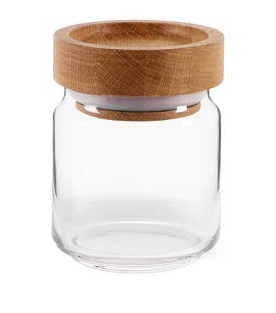 The Conran Shop Istria Stacking Jar In Brown