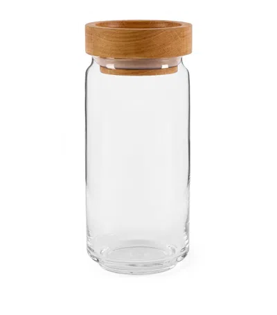 The Conran Shop Istria Stacking Jar In Transparent