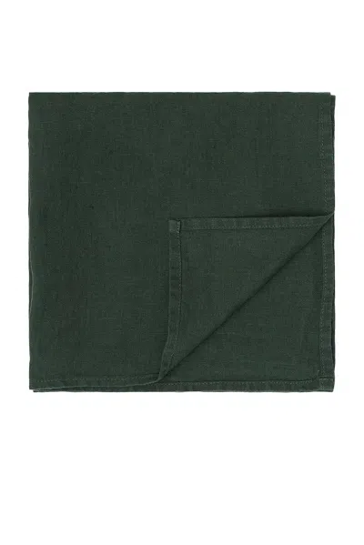 The Conran Shop Linen Napkin In Green