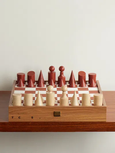 The Conran Shop Milos Wood Combo Game Set In Brown