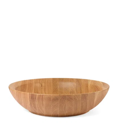 The Conran Shop Oak Istria Fruit Bowl In Brown