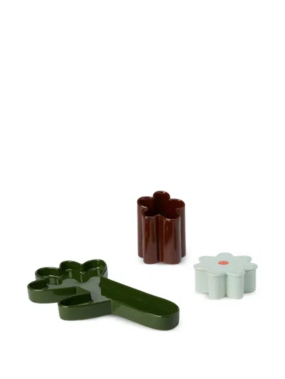 The Conran Shop Oddments Desk Accessories (set Of Three) In Multi