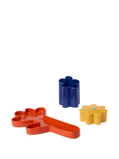 The Conran Shop Oddments Desk Accessories (set Of Three) In Multi