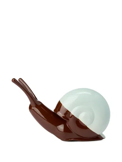 The Conran Shop Oddments Snail Ornament In Brown