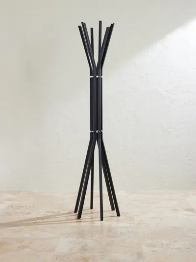 The Conran Shop Pirouette Aluminium Coat Stand In Black