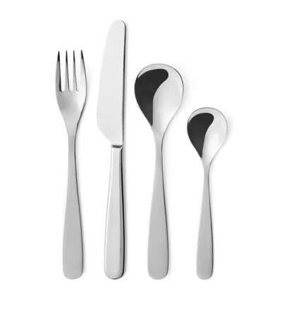 The Conran Shop Polished Stainless Steel Altin 24-piece Cutlery Set In Silver