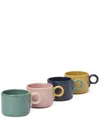 The Conran Shop Pop Mugs (set Of Four) In Blue
