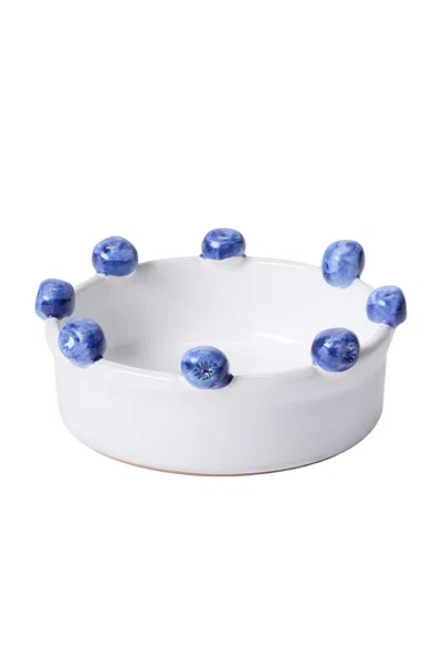 The Conran Shop Puglia Blueberry Serving Bowl In White