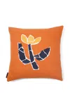 The Conran Shop Solitary Flower Cushion In Orange