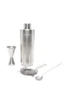 The Conran Shop Stainless Steel Cocktail Shaker (set Of Four) In Silver