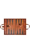 The Conran Shop Tavla Backgammon Set (46.5cm X 31.5cm) In Brown