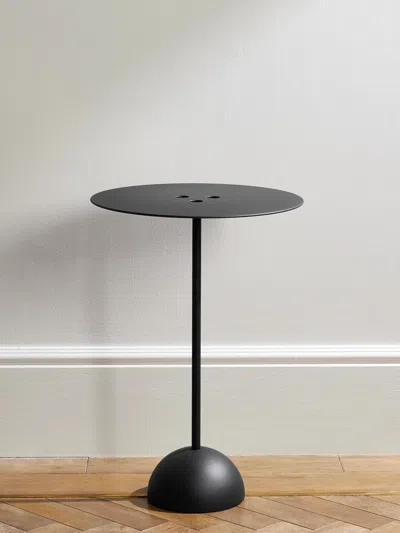 The Conran Shop Ten-pin Stainless Steel Side Table In Black