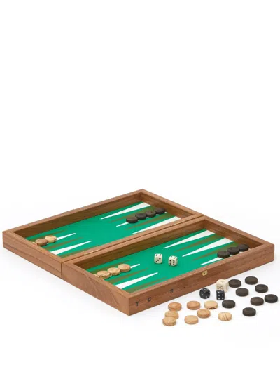 The Conran Shop Travel Backgammon Set In Braun