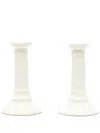 The Conran Shop Wardour Candle Holders (set Of Two) In Neutrals