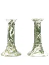 The Conran Shop Wardour Candle Holders (set Of Two) In Grey