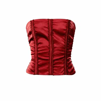 The Coolgirl Nyc Women's Jane Corset In Red