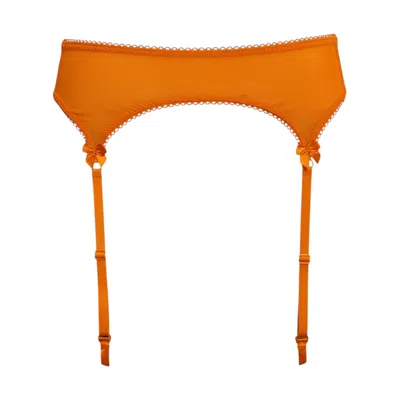 The Coolgirl Nyc Women's Jane Garter Belt In Orange
