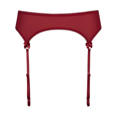 The Coolgirl Nyc Women's Jane Garter Belt In Red