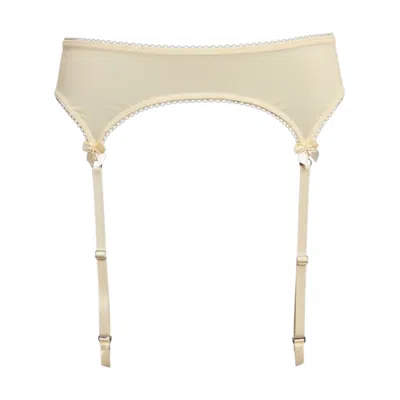 The Coolgirl Nyc Women's White Jane Garter Belt In Ivory