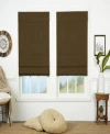 The Cordless Collection Insulating Cordless Roman Shade, 36x72 In Chocolate