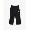 The Couture Club Kids Emblem Applique Joggers In Black