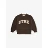 The Couture Club Brown Regular-fit Branded Knit Jumper 1-8 Y In Brown