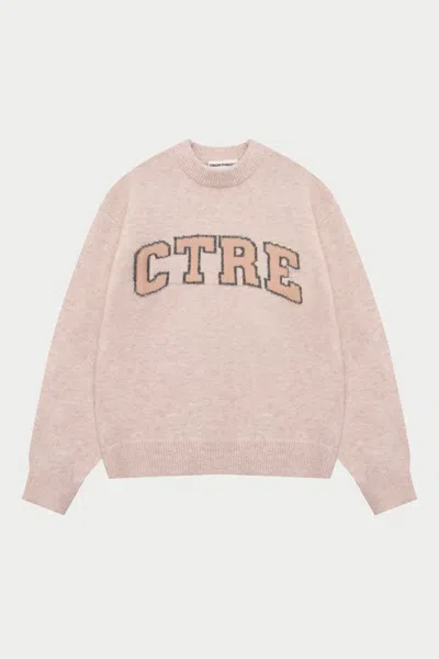 The Couture Club Ctre Knitted Sweatshirt - Pink