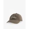The Couture Club Womens Chocolate Ctre Script Cotton Cap In Brown