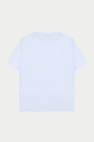 Ctre Short Sleeve T-shirt - White In Blue from The Couture Club