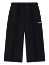 The Couture Club Kids Raw Seam Members Only Joggers In Black