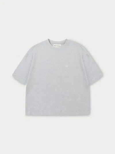 Emblem Regular Fit T-shirt - Grey Marl In Gray from The Couture Club
