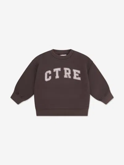 The Couture Club Kids Ctre Sweatshirt In Brown