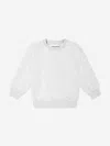 The Couture Club Kids Embossed Emblem Sweatshirt In Gray