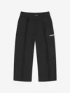 The Couture Club Kids Raw Seam Members Only Joggers In Black
