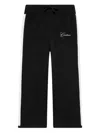 The Couture Club Kids Side Stripe Knitted Joggers In Black