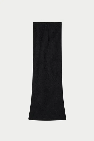 The Couture Club Ladder Knit Maxi Skirt - Black