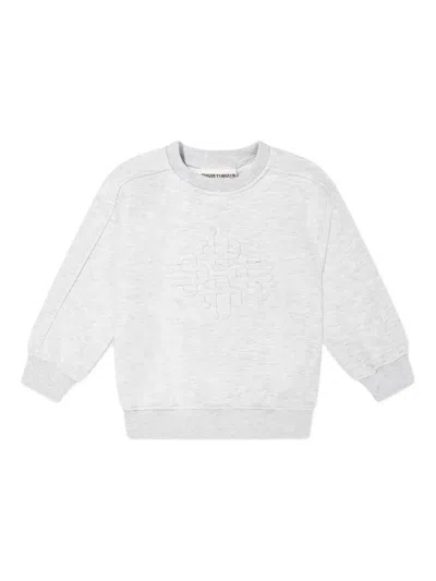 The Couture Club Kids' Logo-appliqué Sweatshirt In Grey