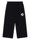 The Couture Club Kids' Logo-embroidered Pocket Trousers In Black