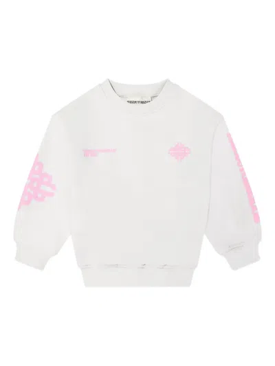 The Couture Club Kids' Logo Jumper In White