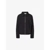 The Couture Club Mens Technical Long-sleeve Woven Jacket Black Xl In Black