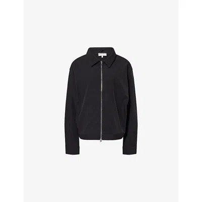 The Couture Club Mens Technical Long-sleeve Woven Jacket Black Xl