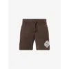 The Couture Club Mens  Fluffy Emblem Relaxed-fit Knitted Shorts
