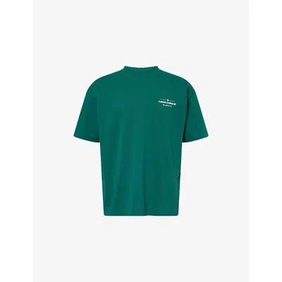 The Couture Club Mens  Copyright Graphic Logo-print Cotton T-shirt