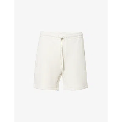 The Couture Club Mens  Launder Classics Straight-leg Cotton-jersey Shorts In Ecru