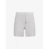 The Couture Club Mens Greymarl Bouclé Draw-cord Knitted Shorts In Greymarl