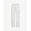 The Couture Club Mens Greymarl Emblem Straight-leg Stretch-knit Jogging Bottoms
