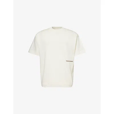 The Couture Club Mens Design Dept Graphic-text Print Cotton T-shirt Khaki