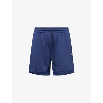 The Couture Club Mens Airtex Relaxed-fit Woven Shorts Navy Xxl